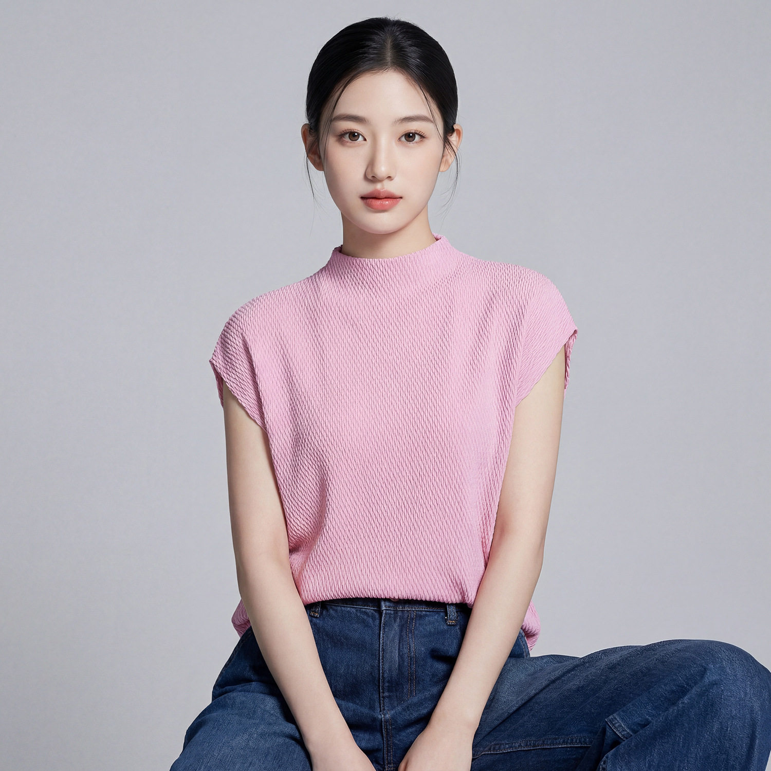 风短袖t恤女大码宽松蝙蝠袖纯色简约时尚气质百搭套头衫上衣