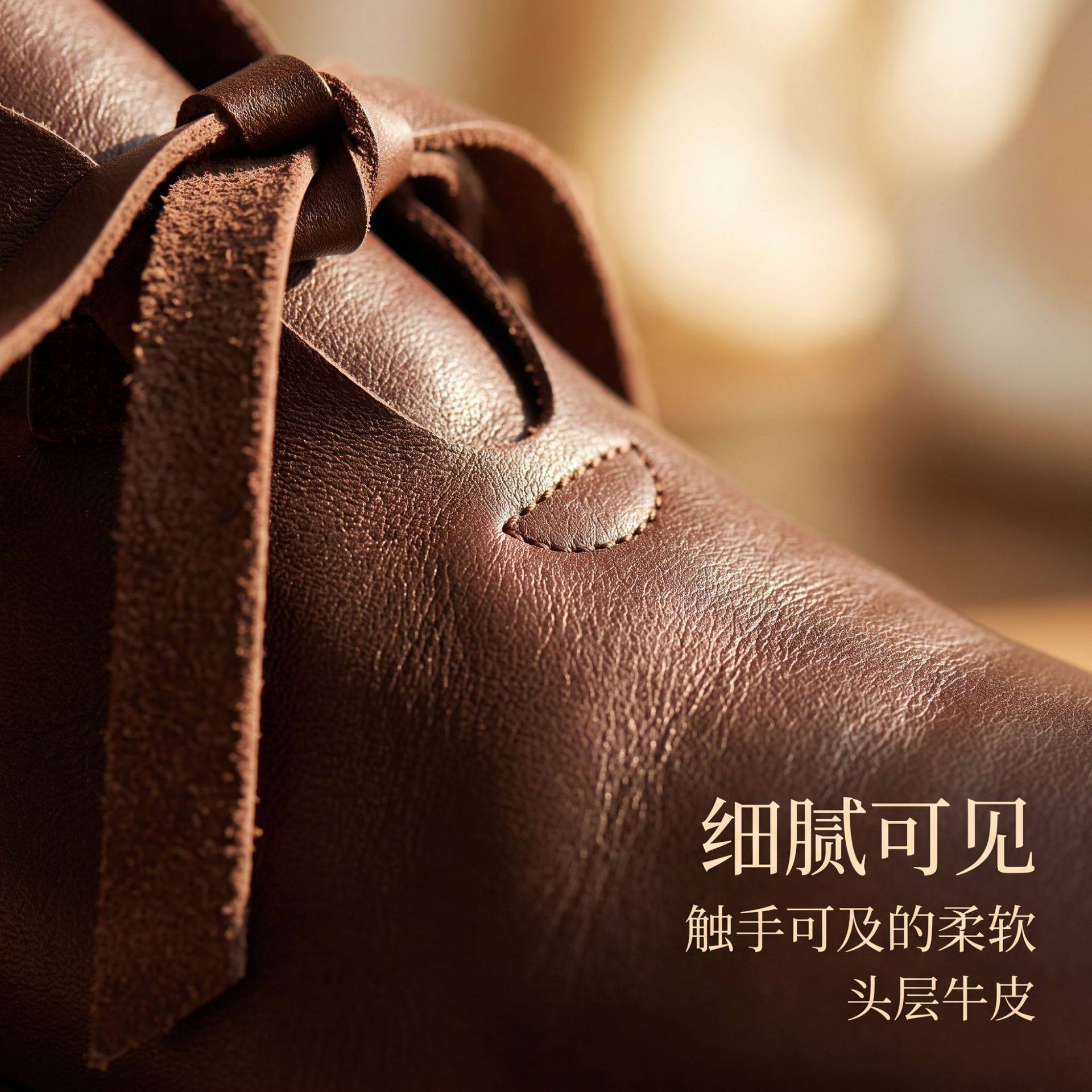 头层牛皮真皮女鞋夏秋新款方头软底软面复古纯皮短靴单鞋女可