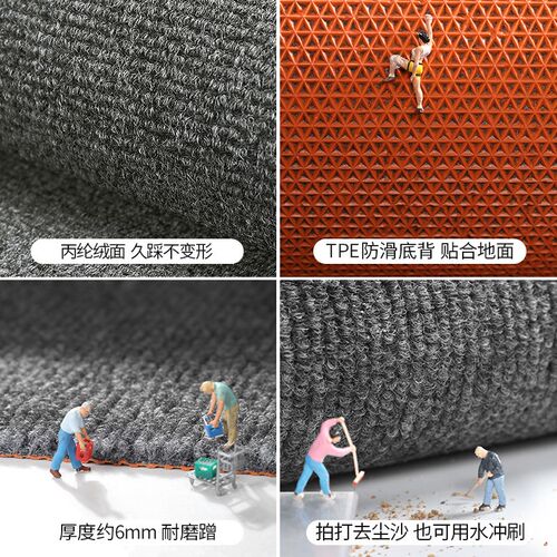 地垫入户门垫进门大门口脚垫门外2024新款垫子玄关家用可裁剪地毯