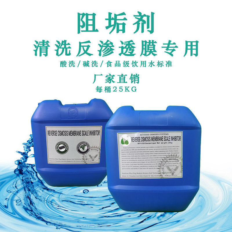 反渗透阻垢剂酸洗剂碱洗剂BFP-0100RO膜除垢杀菌还原剂除臭浓缩液