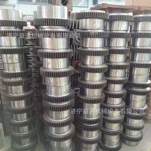 洗煤厂JS75速机配件矿用内外齿套150皮带机内齿套轴斜齿轮