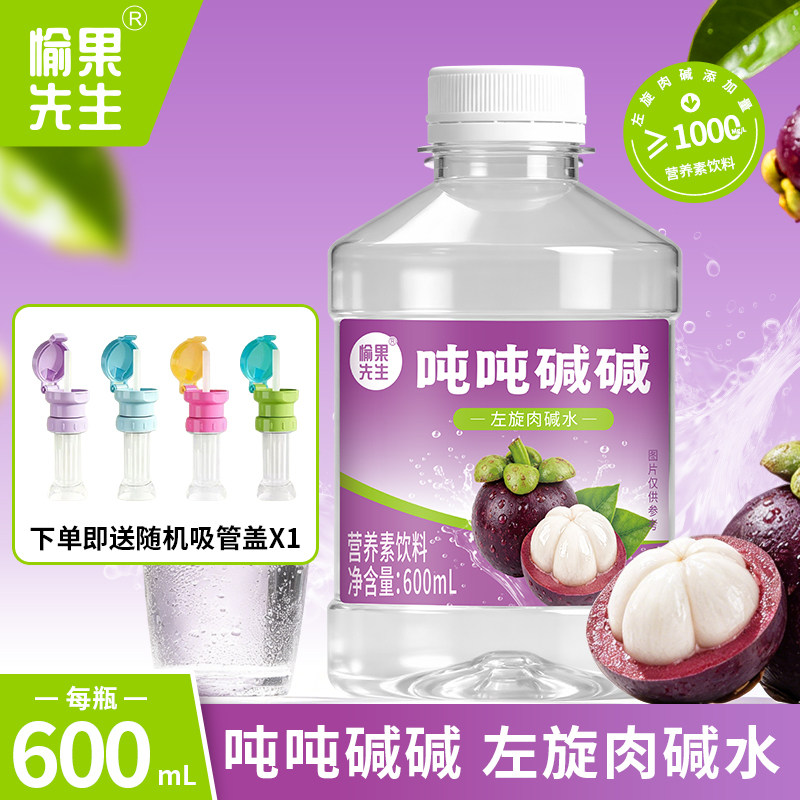 愉果先生吨吨碱碱600ml*6瓶装