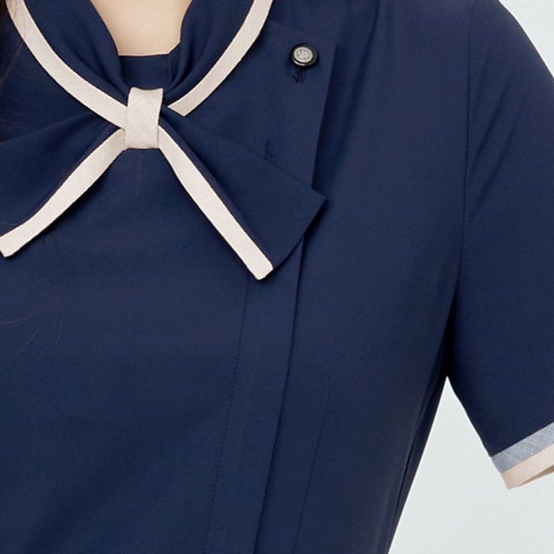 韩式时尚夏季医护制服口腔护士服产后月子中心护理师导医美容工服