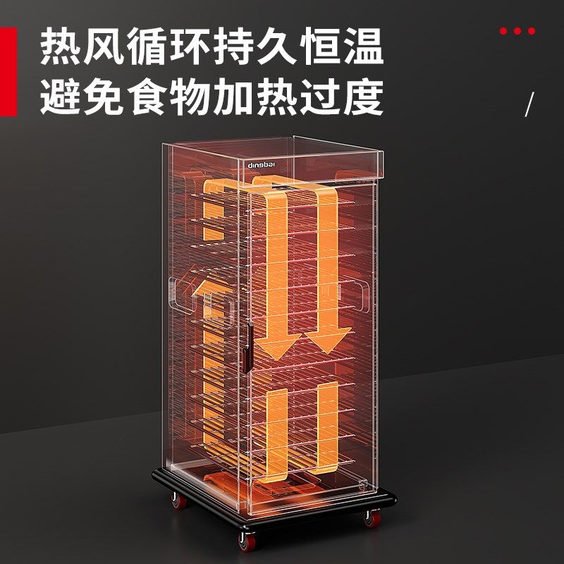 保温餐车移动宴会厅食堂养老院月子中心专用双门多层商用送餐车