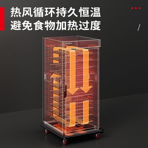 保温餐车移动宴会厅食堂养老院月子中心专用双门多层商用送餐车