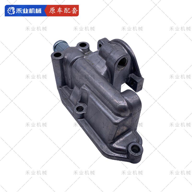 斗山大宇DH55节温器座五十铃4JB1发动机节温器下盖座子挖掘机配件