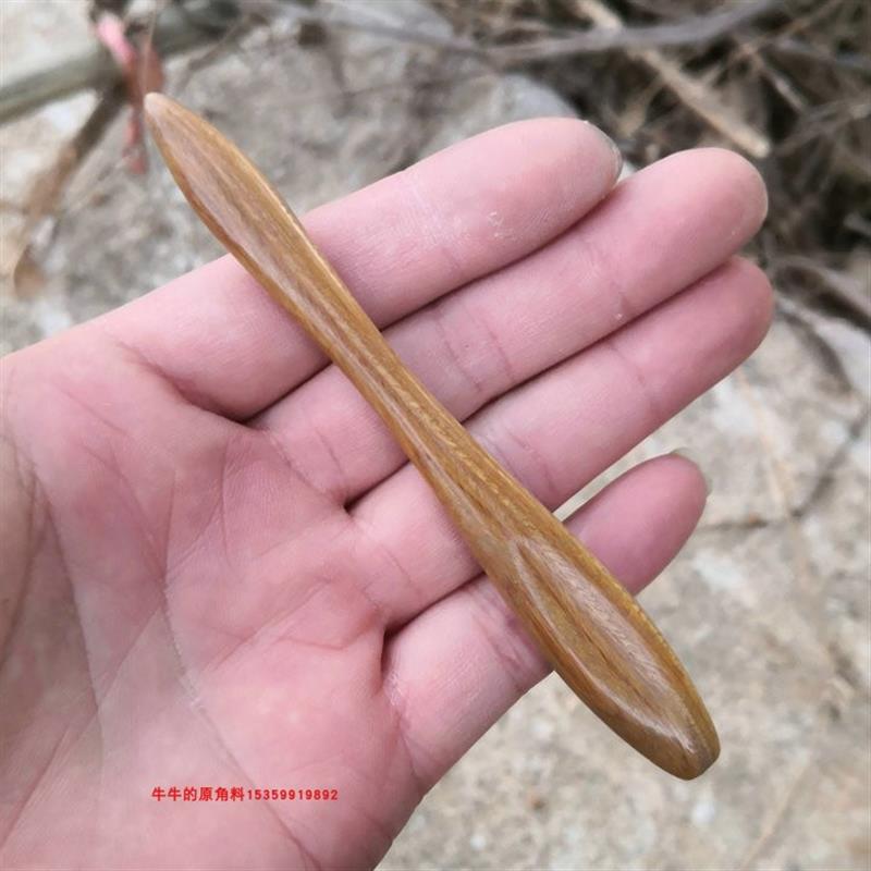 香木绿檀木钩针柄 毛衣勾针毛线蕾丝手钩编织工具不锈钢针头 包邮