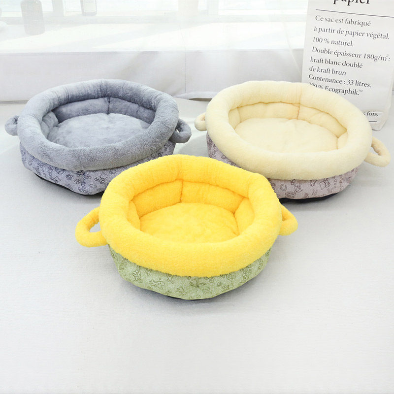 双提圆窝宠物窝猫狗通用秋冬防寒加厚保暖挡风窝舒适新款猫窝狗窝