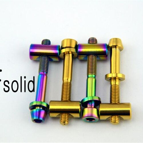 EFsolid 钛合金座管螺丝 M530/40 配螺母 THOMSON汤神座杆螺丝