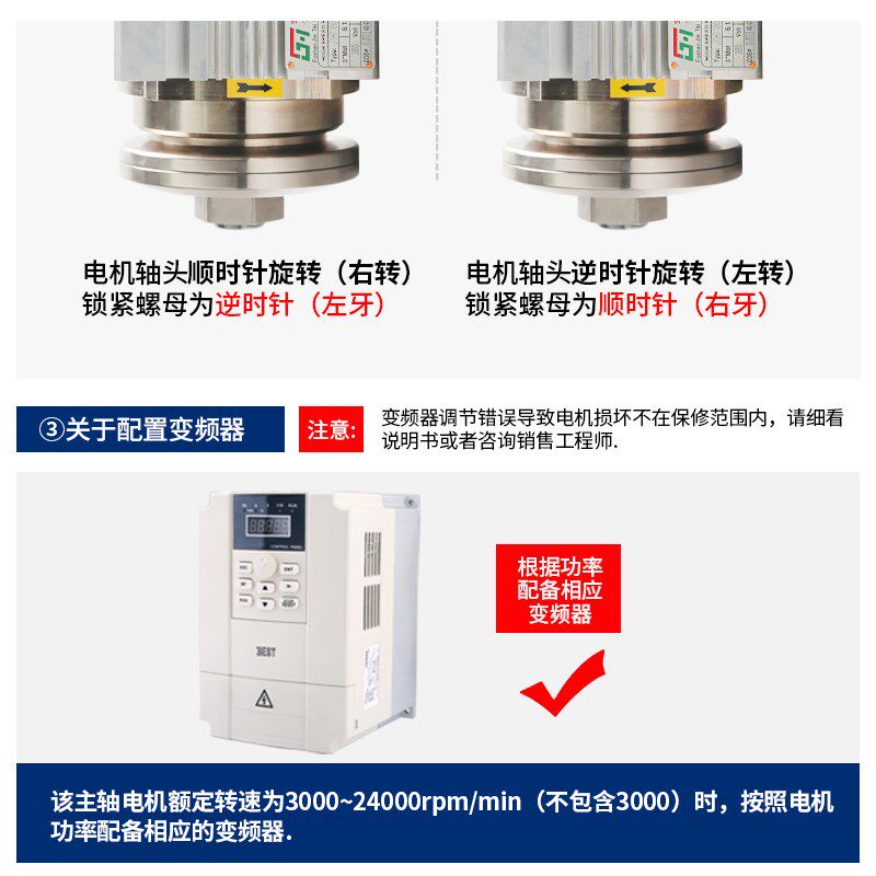 锯片电机夹锯片主轴7.5kw夹砂轮打磨抛光切割片锯木工锯切电动机