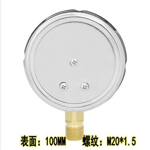 YN-100耐震压力表真空负压表抗震防振油压液压表水压气压浙江圣迪