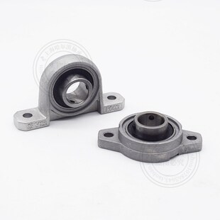 锌合金带座轴承KP002 内径15mm 立式P002座 微型K002外球面轴承