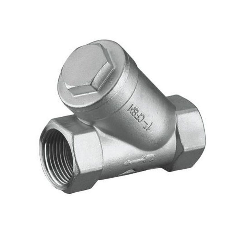 GL11W-16P 304丝口不锈钢Y型过滤器 螺纹过滤器DN32 DN40 DN50