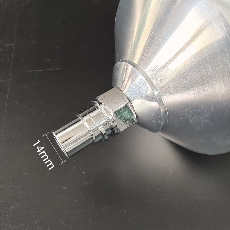 适用于SATA片【喷枪铝合金枪壶600ml 萨嗒油漆枪壶密封罐喷枪配件