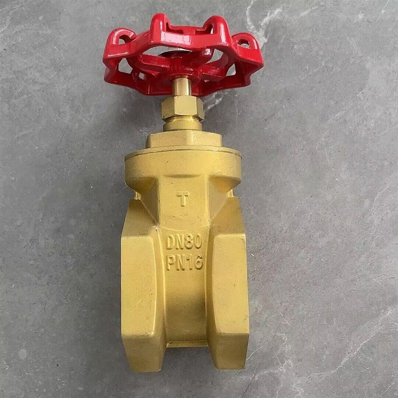 黄铜内螺纹大口径铜阀门加厚 2.5寸 3寸 4寸 DN65 80 100铜闸阀