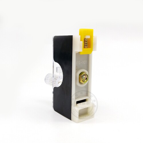 保险丝底座FS-101熔断器底盒6*30保险管座FS-10内置10A保险卡轨式
