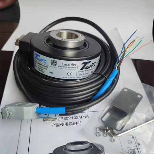 EE30P1024P15空心轴光电旋转编码器1024PPR托菲编码器电梯专用45
