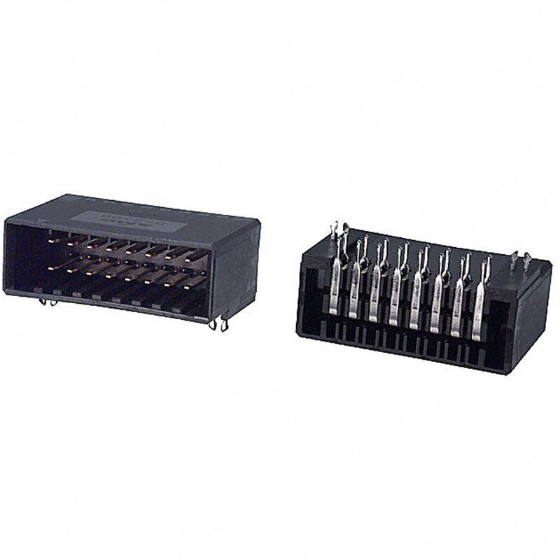 AMP D-3100 16P弯脚针座 178307-2 镀金针脚 可直接拍 当天发货