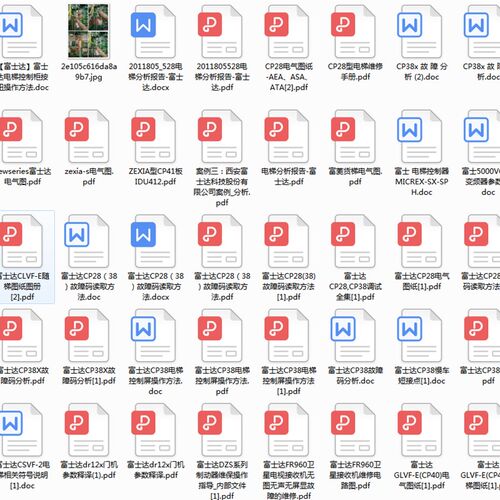 富士达电梯调试资料 CP28 CP38 CP40 CP41 GLVF-E 富士达电梯图纸