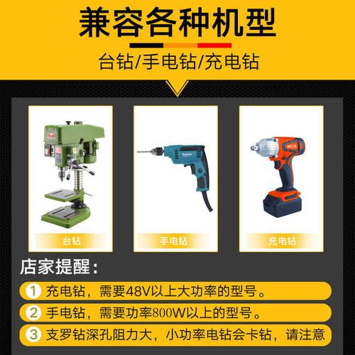 定位木工钻头门锁开孔器麻花钻头打孔扩孔钻转头支罗钻加长六角柄
