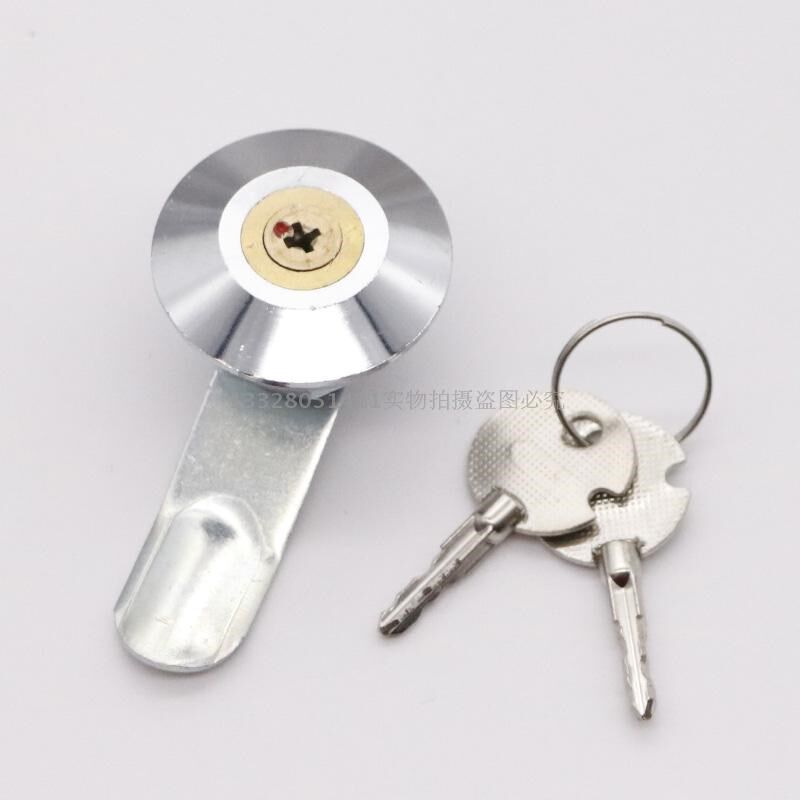 锁配电箱信报箱转舌锁一字MS401门锁/全铁半铁铜芯/塑料工业门