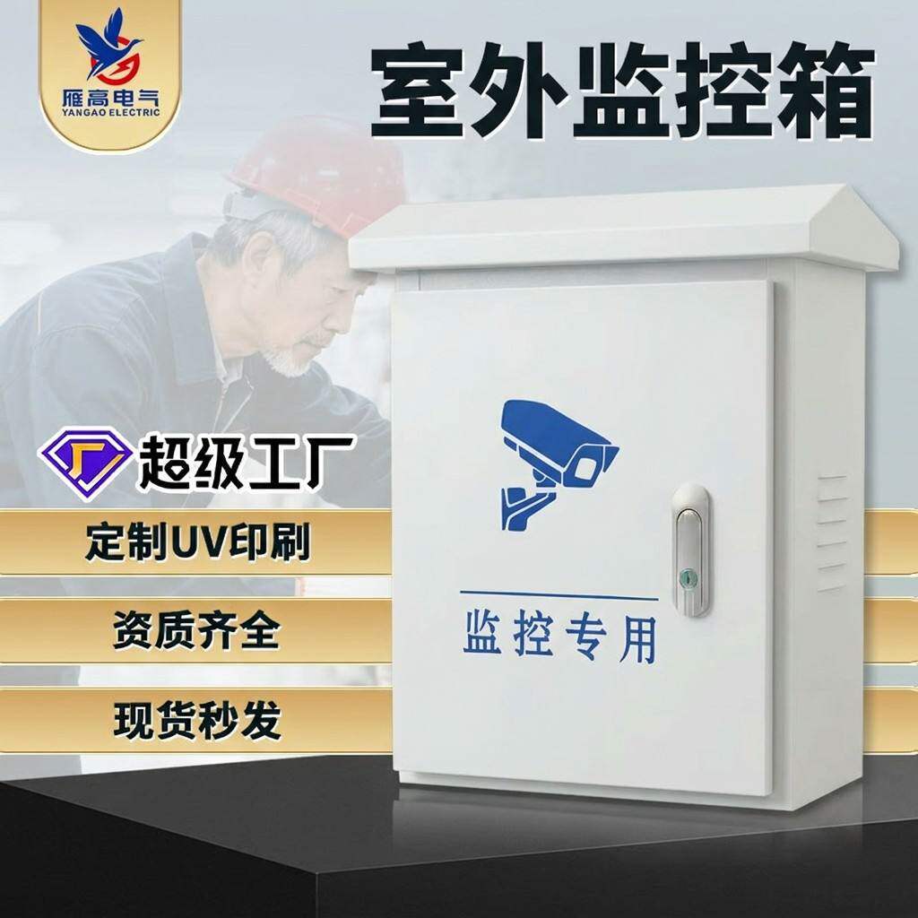 监控防水箱室外配电箱工程专用户外防雨电源盒安防弱电设备接线箱
