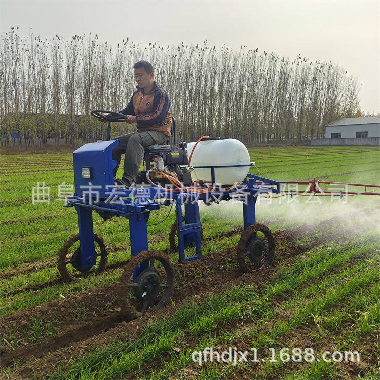 柴油机三轮式打药机 自走式高喷杆喷药机 玉米地用农药喷雾机