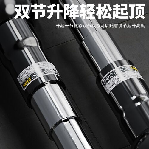 HUGO塔式千斤顶螺旋立式齿轮式机械式手摇加长型2吨t/T千金顶