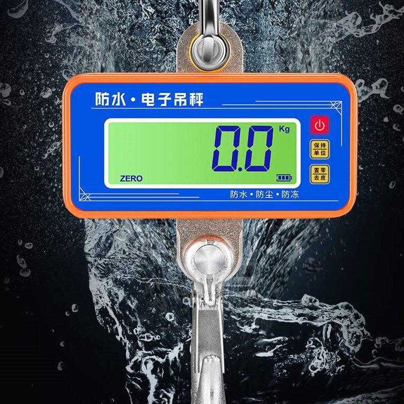 300kg500公斤1T电子吊秤电子秤挂称行车称便携手提工业迷你吊钩秤