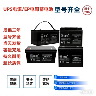 山克蓄电池SK24-12 12V7.5AH9AH24A38A65A100AH消防 EPS/UPS电源
