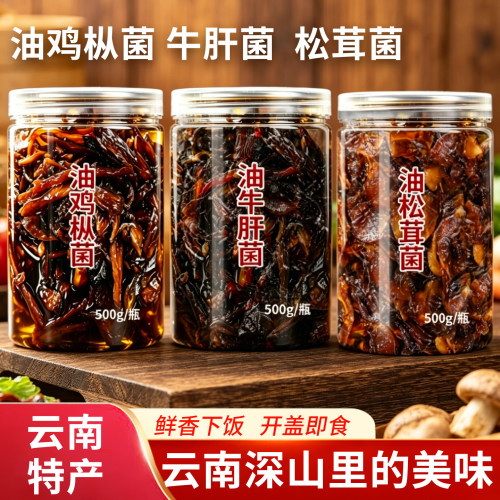 云南特产油鸡枞菌松茸菌牛肝菌多