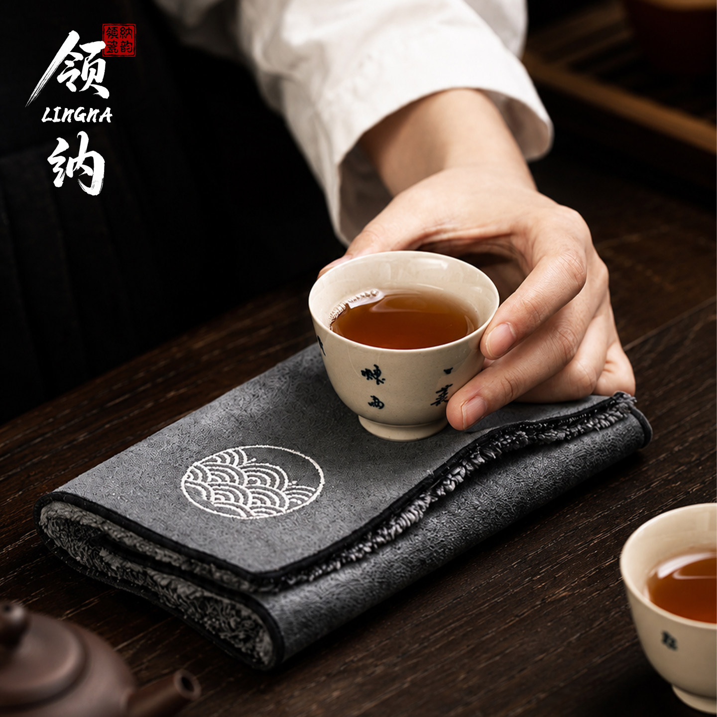 高档吸水茶巾家用茶台专用养壶巾茶具擦拭布茶几茶水隔热茶垫茶布