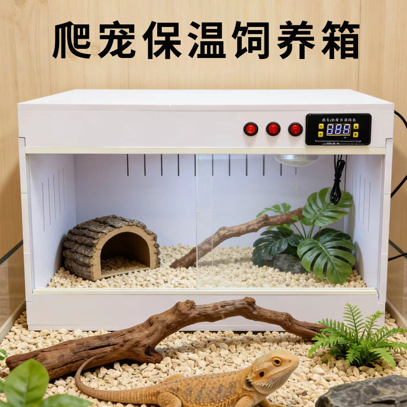 爬宠保温饲养箱恒温箱PVC爬虫鬃狮守宫刺猬蛇龟蜥蜴竹鸡育雏箱子