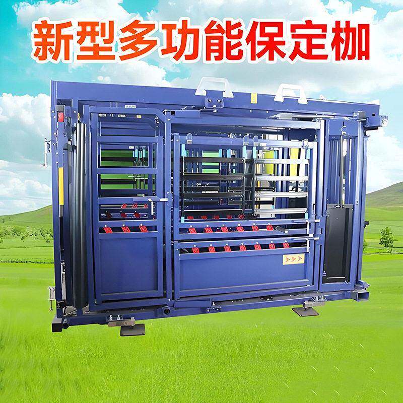 新型牛手用打针保定枷 去蹄去术材角做检查加GCX厚管称重保定枷兽