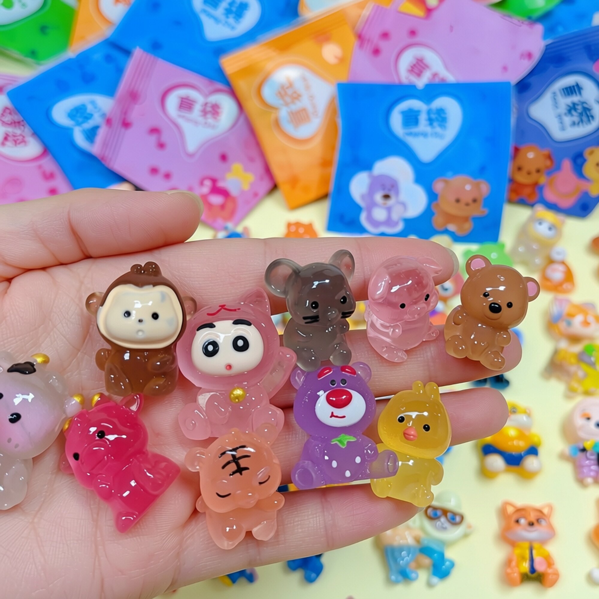 迷你夜光小动物盲袋盲盒奖品小学生奖励礼物幼儿园礼品伴手礼玩具
