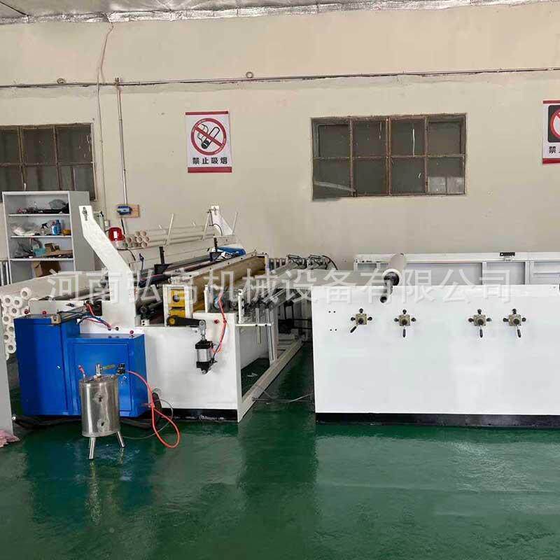 PP无纺布复卷卷切1880型设备复 全自动桶装湿巾加工设备 分棉柔巾