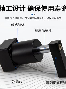 ACKL旋转气缸大全夹紧下压转角SRC气缸25-32-40-50-90度摆动ACKR