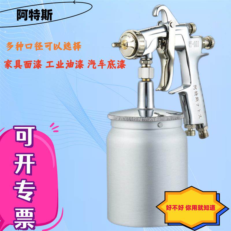 进口阿特斯w-101汽车喷漆枪钣金家俱面漆补漆气动油漆涂料喷枪