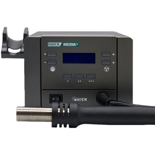 快克QUICK热风枪862DA+ 862DW+数显拆焊台1000W大功率直风/旋转风
