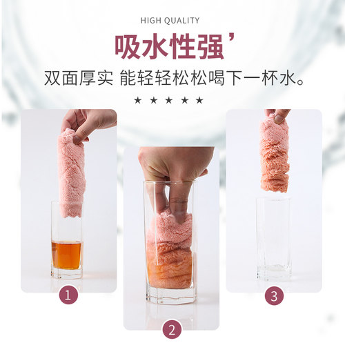 洗碗布吸水不掉毛懒人家务清洁鱼鳞抹布加厚不沾油家用厨房百洁布