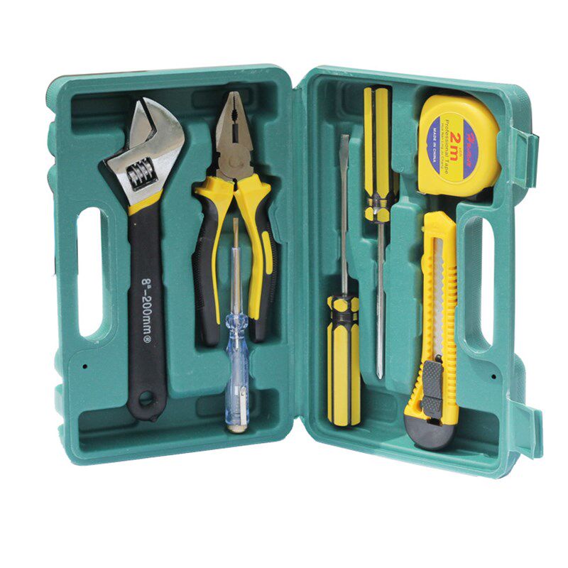 包邮车载维修应急8件套工具箱家用五金汽车用工具包八件组合套装