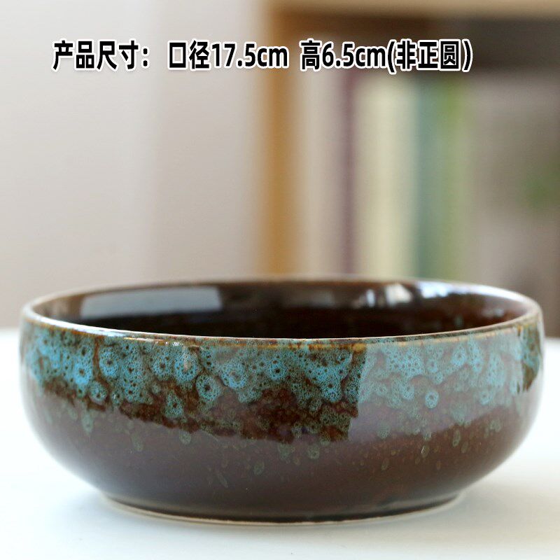巴西木专用花盆陶瓷水培幸运木托盘富贵竹塔竹水养铜钱草睡莲碗莲