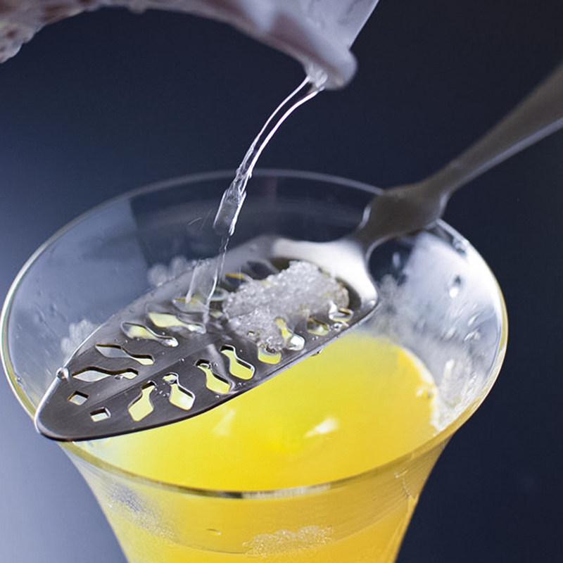 酒吧传奇 出口日本苦艾酒勺苦精漏勺苦艾酒苦艾勺Absinthe Spoon