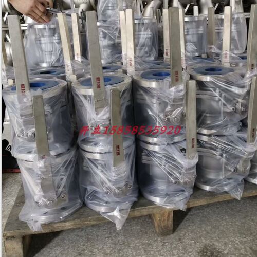 304不锈钢法兰球阀Q41F-16P国标手动耐高温蒸汽阀门DN25 40 50 80