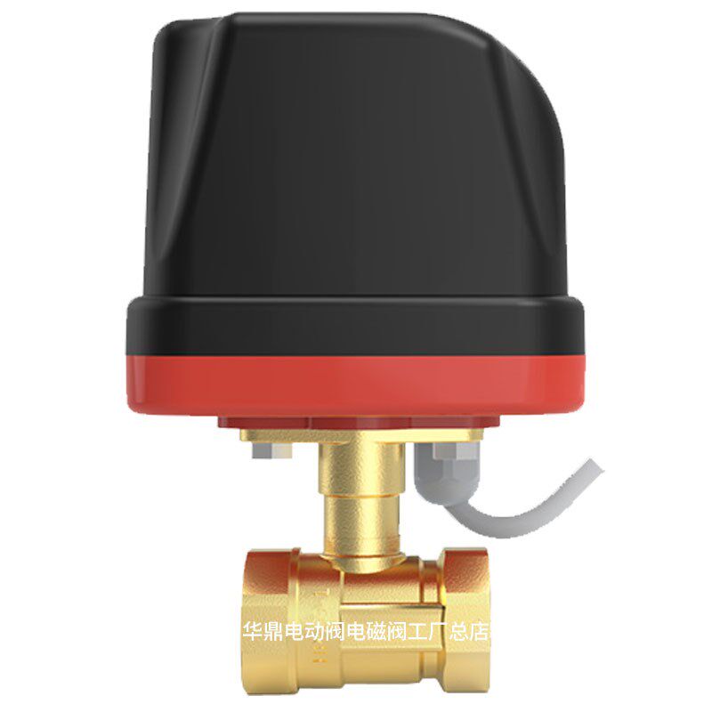 三线两控 全铜电动球阀220v12v电动管道水阀出水开关24v4分6分1寸