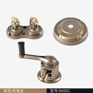 DIY好全套配件套餐/太太升降晾衣架 手摇器 钢丝绳手柄 晒衣摇把