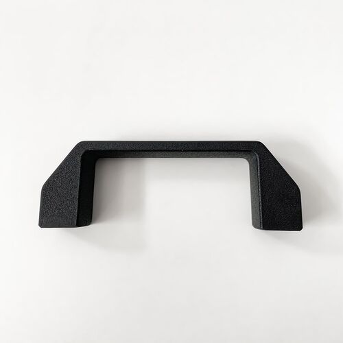LS522工业中置柜ABS黑色尼龙塑料拉手门把90铝合金120MM桥式PL006