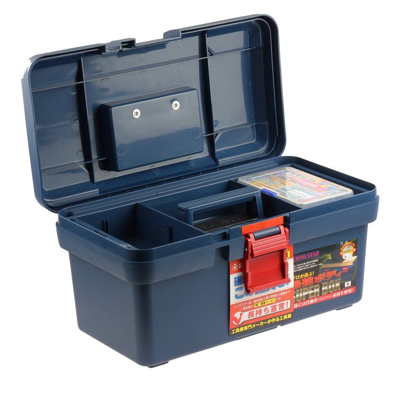原装日本进口RING STAR塑料工具箱/美术/海钓渔具箱SR-400