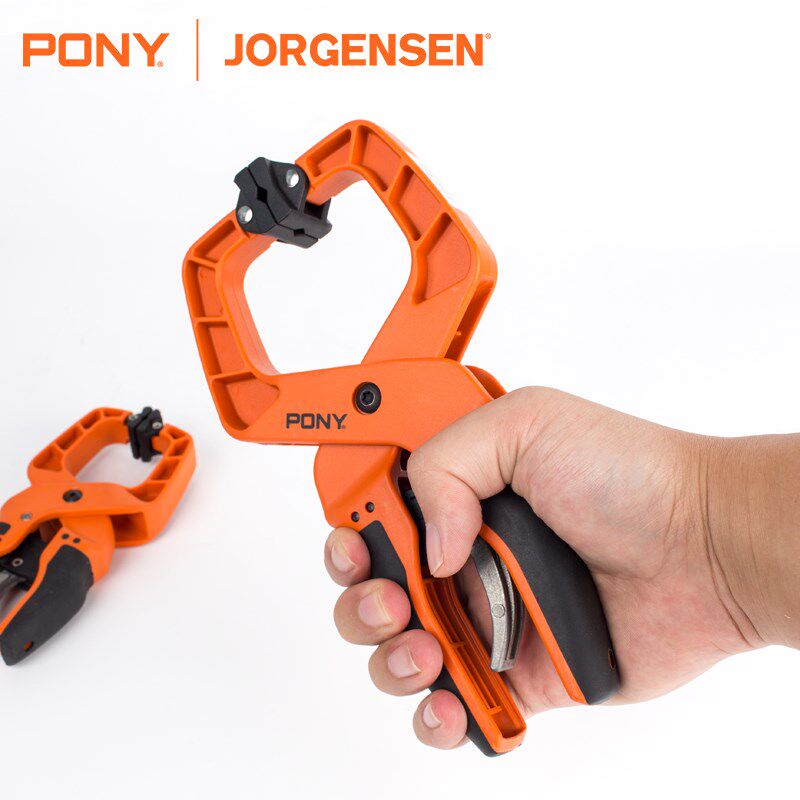 美国PONY弹簧夹强力A字夹木工夹具固定夹子g型c形大力diy
