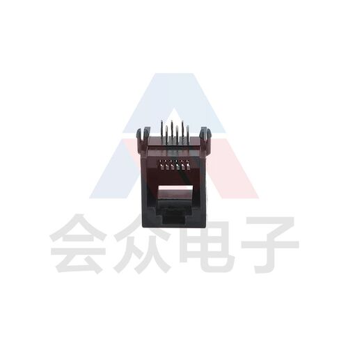 55B-1(6P6C)RJ11 RJ12电话水晶头插座 电话机用接口 网口母座全塑